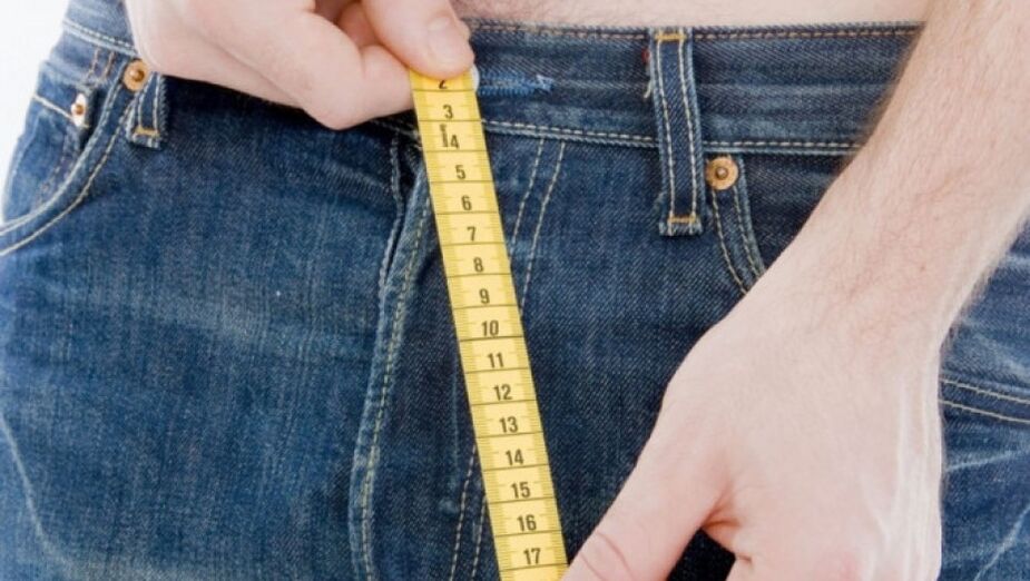 Messung der Penisgröße nach der Vergrößerung